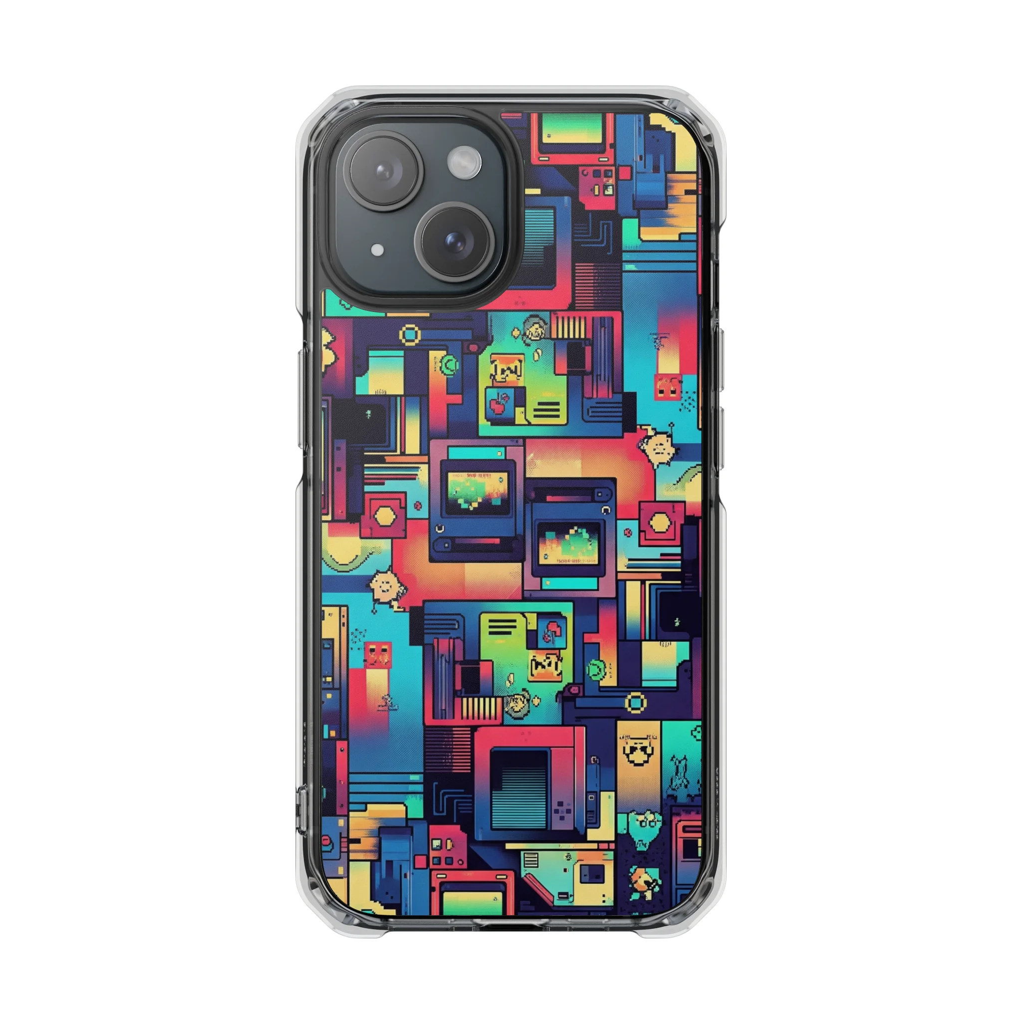 Pixelated Nostalgia phone case design - Gaming