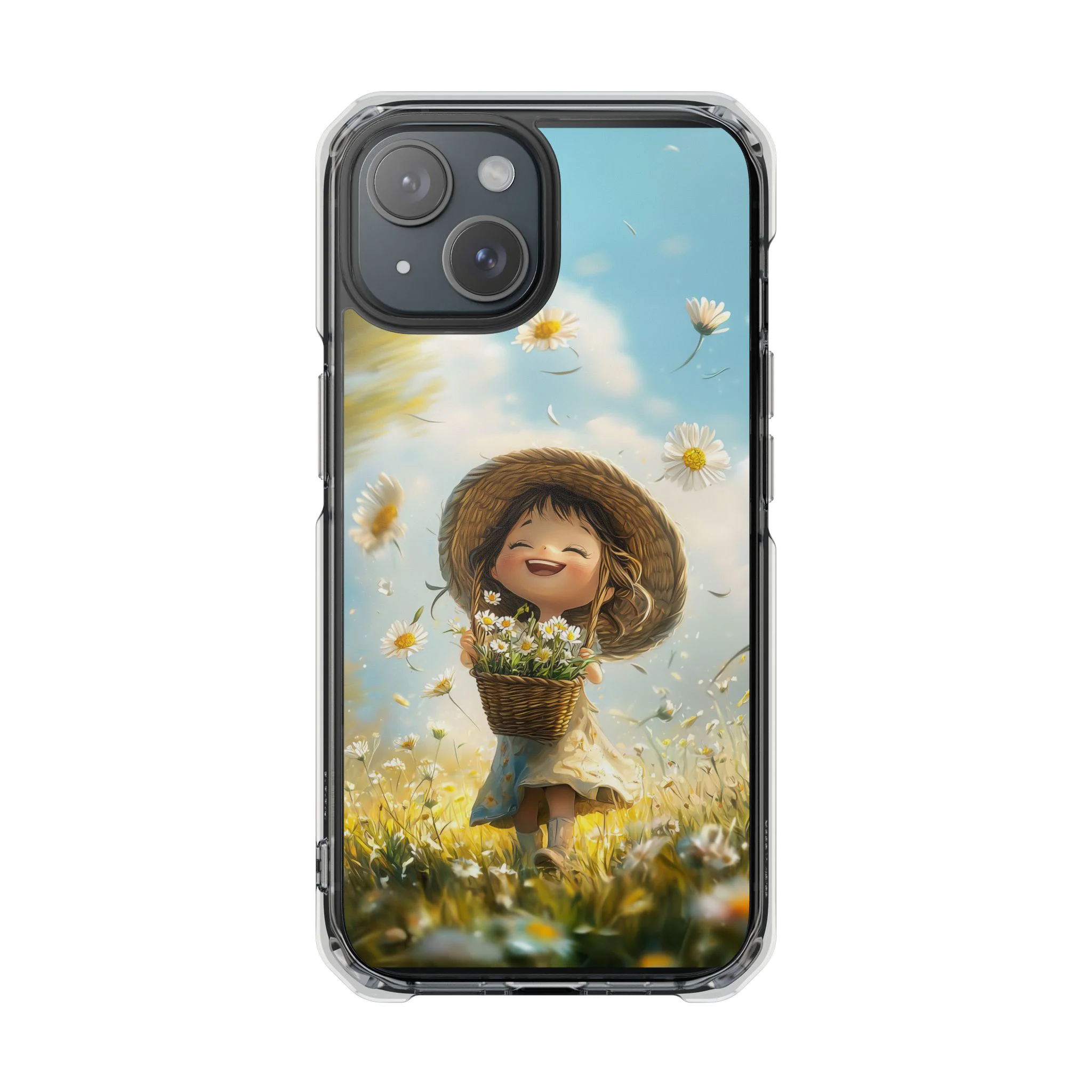 The Flower Gatherer phone case design - Abstract